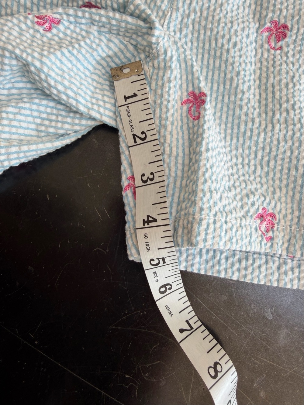 EUC Lilly Pulitzer blue white stripe shorts 8 - Picture 9 of 9